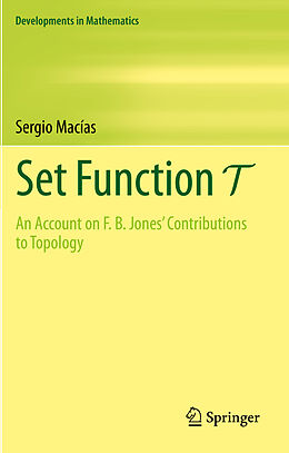 Couverture cartonnée Set Function T de Sergio Macías