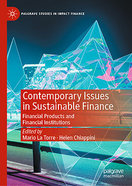 Livre Relié Contemporary Issues in Sustainable Finance de 