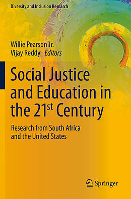 Couverture cartonnée Social Justice and Education in the 21st Century de 