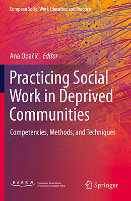 Couverture cartonnée Practicing Social Work in Deprived Communities de 