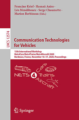 Kartonierter Einband Communication Technologies for Vehicles von 