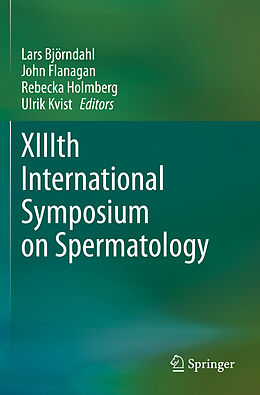 Couverture cartonnée XIIIth International Symposium on Spermatology de 