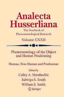 Livre Relié Phenomenology of the Object and Human Positioning de 