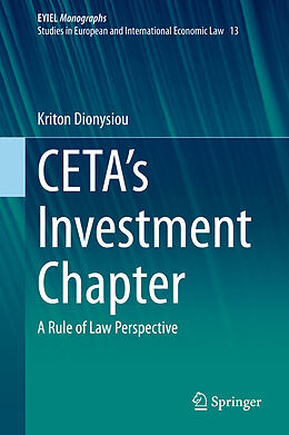 Fester Einband CETA's Investment Chapter von Kriton Dionysiou