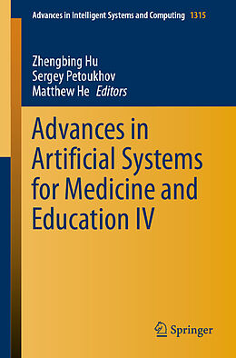 Couverture cartonnée Advances in Artificial Systems for Medicine and Education IV de 