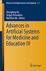 eBook (pdf) Advances in Artificial Systems for Medicine and Education IV de 