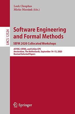 Kartonierter Einband Software Engineering and Formal Methods. SEFM 2020 Collocated Workshops von 