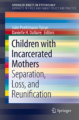 Couverture cartonnée Children with Incarcerated Mothers de 