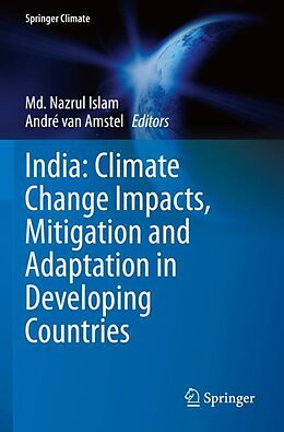 Couverture cartonnée India: Climate Change Impacts, Mitigation and Adaptation in Developing Countries de 