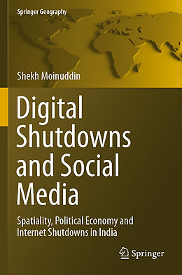 Couverture cartonnée Digital Shutdowns and Social Media de Shekh Moinuddin