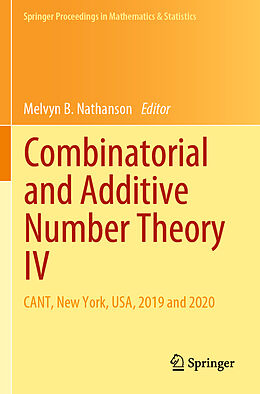Kartonierter Einband Combinatorial and Additive Number Theory IV von 