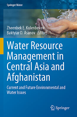 Couverture cartonnée Water Resource Management in Central Asia and Afghanistan de 