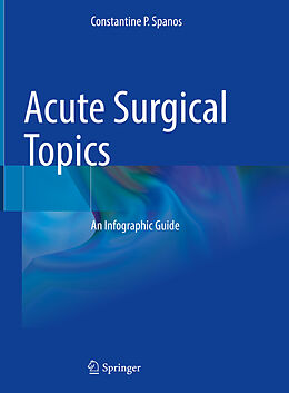 Livre Relié Acute Surgical Topics de Constantine P. Spanos