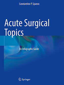Couverture cartonnée Acute Surgical Topics de Constantine P. Spanos