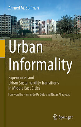 Livre Relié Urban Informality de Ahmed M. Soliman