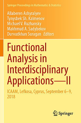 Kartonierter Einband Functional Analysis in Interdisciplinary Applications II von 