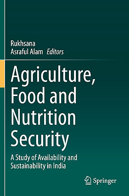 Kartonierter Einband Agriculture, Food and Nutrition Security von 