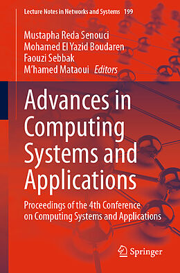 Couverture cartonnée Advances in Computing Systems and Applications de 