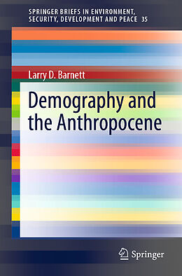 Couverture cartonnée Demography and the Anthropocene de Larry D. Barnett