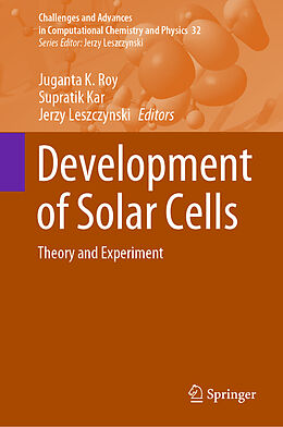 Fester Einband Development of Solar Cells von 