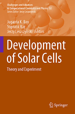 Kartonierter Einband Development of Solar Cells von 