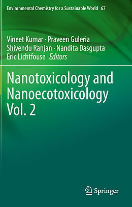 Couverture cartonnée Nanotoxicology and Nanoecotoxicology Vol. 2 de 