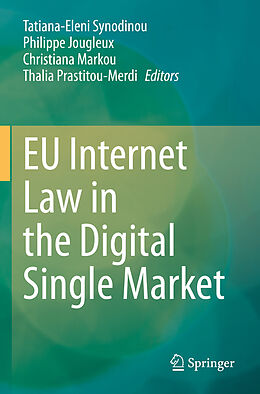 Couverture cartonnée EU Internet Law in the Digital Single Market de 