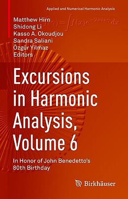 eBook (pdf) Excursions in Harmonic Analysis, Volume 6 de 