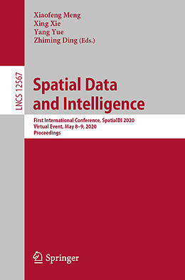 Kartonierter Einband Spatial Data and Intelligence von 