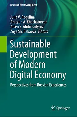 E-Book (pdf) Sustainable Development of Modern Digital Economy von 
