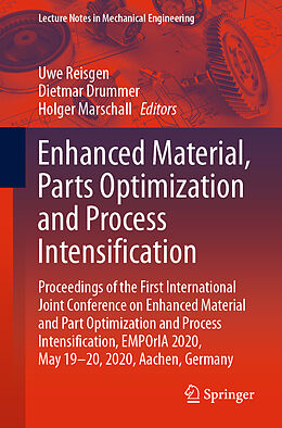 eBook (pdf) Enhanced Material, Parts Optimization and Process Intensification de 