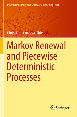 Kartonierter Einband Markov Renewal and Piecewise Deterministic Processes von Christiane Cocozza-Thivent