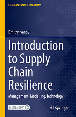 Livre Relié Introduction to Supply Chain Resilience de Dmitry Ivanov