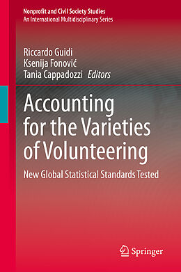 Livre Relié Accounting for the Varieties of Volunteering de 