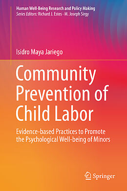 Livre Relié Community Prevention of Child Labor de Isidro Maya Jariego