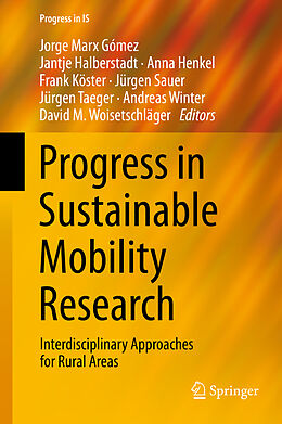 Livre Relié Progress in Sustainable Mobility Research de 