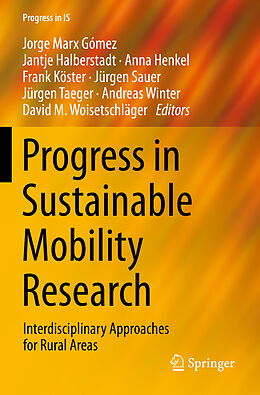 Couverture cartonnée Progress in Sustainable Mobility Research de 