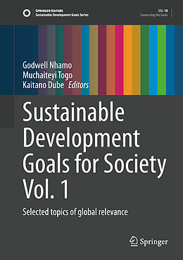 Fester Einband Sustainable Development Goals for Society Vol. 1 von 
