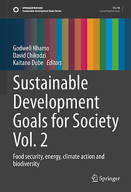 Fester Einband Sustainable Development Goals for Society Vol. 2 von 