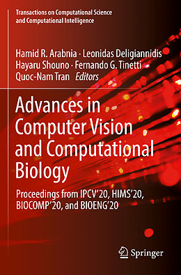 Couverture cartonnée Advances in Computer Vision and Computational Biology de 