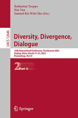 E-Book (pdf) Diversity, Divergence, Dialogue von 