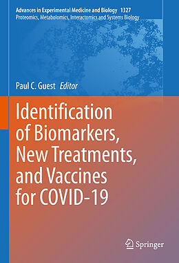 Fester Einband Identification of Biomarkers, New Treatments, and Vaccines for COVID-19 von 