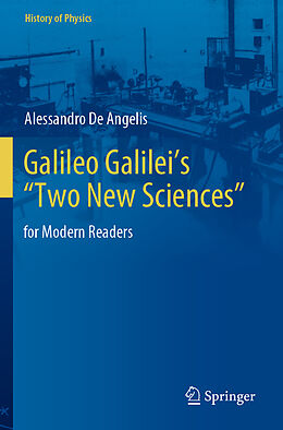 Couverture cartonnée Galileo Galilei s  Two New Sciences  de Alessandro De Angelis