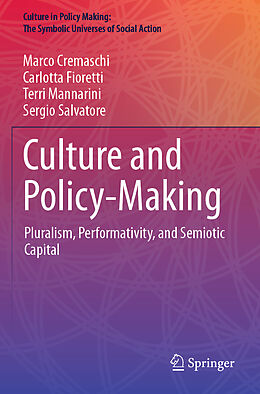 Couverture cartonnée Culture and Policy-Making de Marco Cremaschi, Sergio Salvatore, Terri Mannarini