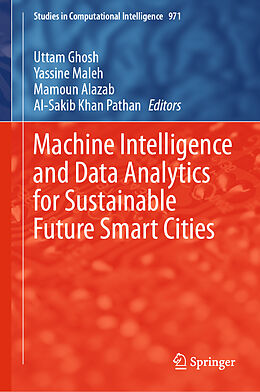 Fester Einband Machine Intelligence and Data Analytics for Sustainable Future Smart Cities von 