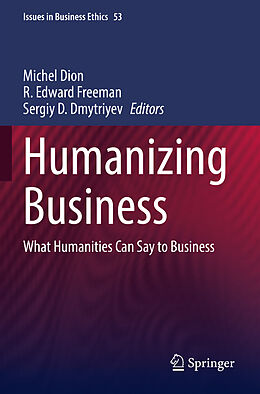 Kartonierter Einband Humanizing Business von 