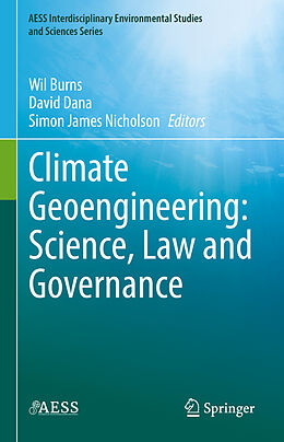 Fester Einband Climate Geoengineering: Science, Law and Governance von 