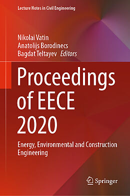 Fester Einband Proceedings of EECE 2020 von 