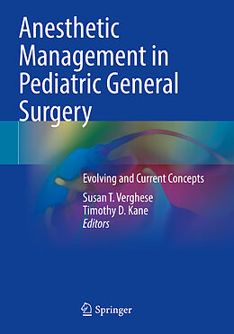 Kartonierter Einband Anesthetic Management in Pediatric General Surgery von 