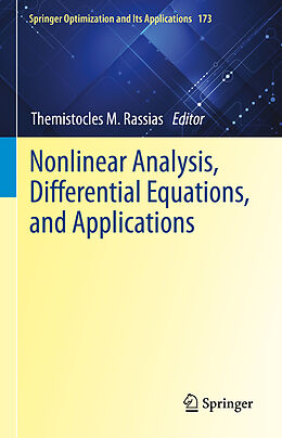 Livre Relié Nonlinear Analysis, Differential Equations, and Applications de 